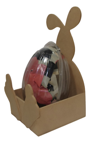 Caja Fibrofácil Conejo Pascua Para Pintar X12 Unidades