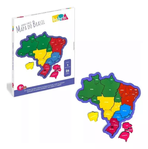 Quebra cabeça Soletrando 112 peças em Madeira MDF Brinquedo Educativo e  Pedagógico Alfabetização