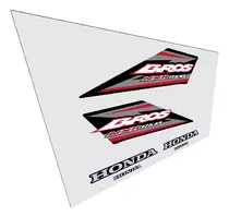 Comprar Calcos Honda Nxr 125  Bros Kit Premium Diseño Original Negra