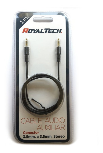Cable Audio Royaltech R-35mmc100 Auxiliar 3.5mm 1mt