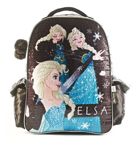 Mochila Frozen Lentejuelas Espalda 16 Original
