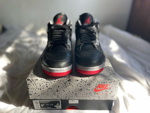 Nike Air Jordan Retro 4 Bred Zapatillas Originales (Usado)