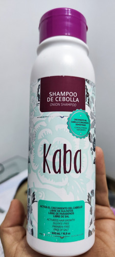 Shampoo De Cebolla Kaba 500ml Clínicamente Comprobado!