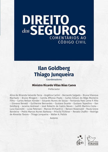 Direito Dos Seguros - Comentários Ao Código Civil, De Ilan Goldberg (), Thiago Junqueira. Editora Forense, Capa Mole, Edição 1 Em Português, 2023