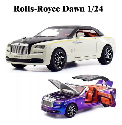 Fengyu Rolls-royce Limusina Descapotable Miniatura Metal