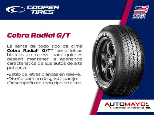 Pack 4 Llantas Cobra Radial G/t Cooper P235/70r15 102t Sl