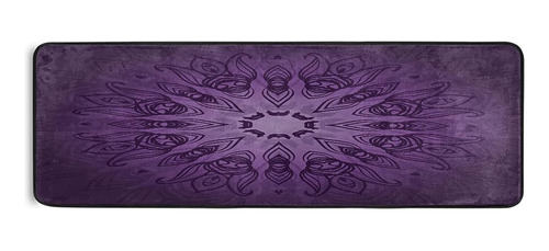 ~? Alfombra Qilmy Purple Mandala Runner, Alfombrillas De Con