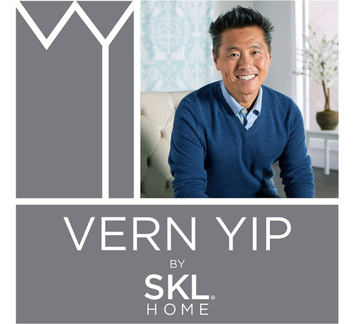 Skl Home Vern Yip Bamboo Lattice Tip Towel Set, Natural