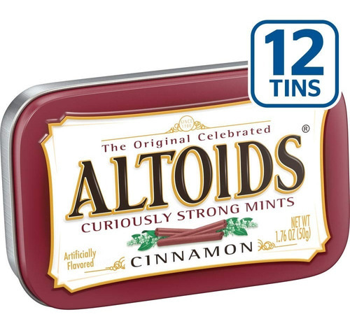 Altoids Canela Mentas, 1,76 Oz (12 Paquetes)