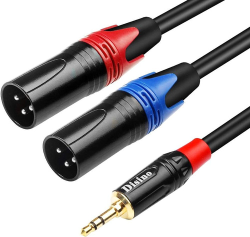 Disino Cable Divisor En Y De 18 Pulgadas A Doble Xlr Ma...