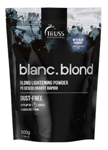Kit Matizador Truss Professional  Blond Lightening Blanc.Blonde tono blond 7Vol. para cabello x 500g