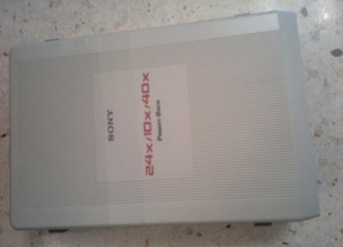 Imagen 3 de 6 de Quemadora Sony Cdr/w Usb 2.0 External Crx1750u Power Burn