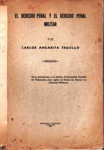 Derecho Penal Militar Revista De Las Fuerzas Armadas 1948  