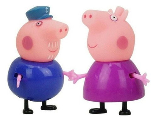 Figuras De Acción De Personajes Familiares De Peppa Pig, Jar