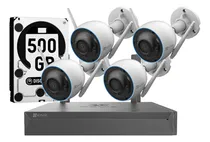 Comprar Kit Color 4 Camaras Ezviz H3 3k Nvr 8ch Ext Inalambrica Wifi
