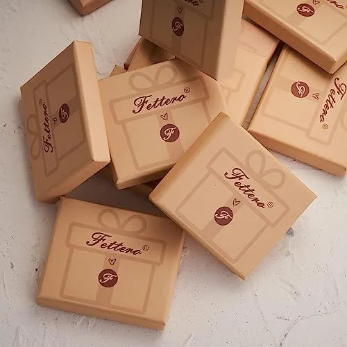 Fettero Pendientes De Oro Para Mujer Chapados En Oro Delicad