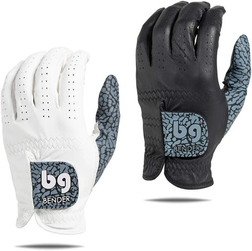 Guantes De Golf Élite Blanco Y Negro Talla M