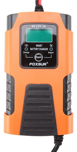 Cargador De Batería De Coche Foxsur, 6 V, 12 V, 2a, 3 Etapas