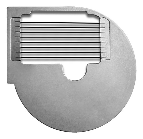 Disco De Corte A La Francesa 8mm Para Procesador Dipro-fr-8 Color Gris