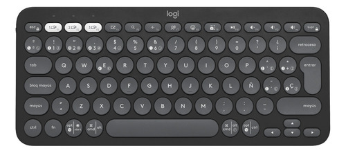 Teclado Logitech Pebble Keys 2 K380s Bluetooth Qwerty Españo
