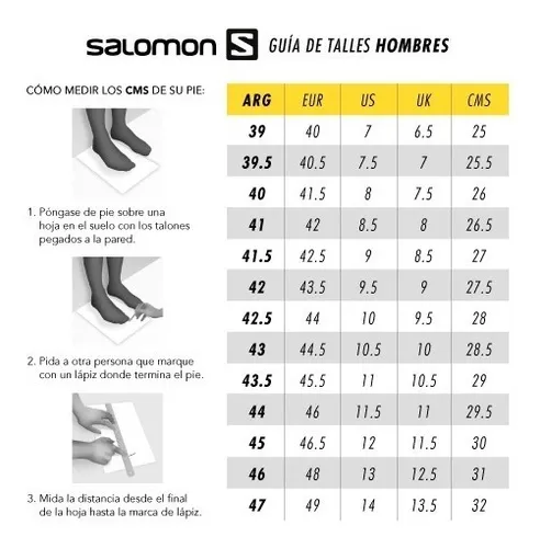 Zapatillas Salomon Hatos 3 Hombre Trekking Trail Importadas