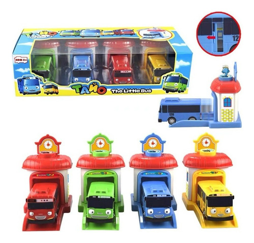 Set De Coche De Juguete Tayo Little Bus Truck