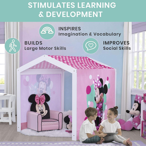 Casa De Juegos De Minnie Mouse De Disney Para Interiores Con