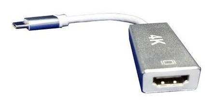 Imagem 2 de 4 de Conversor Usb-c 3.1 Type-c Para Hdmi 4k Fêmea F3