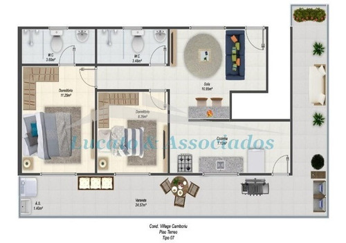 Imagem 22 de 27 de Casa Residencial Em Condominio Fechado Para Venda Na Vila Caiçara, Praia Grande Sp 2 Dormitórios Sendo 1 Suíte, 1 Vaga - Ca00439 - 69503129