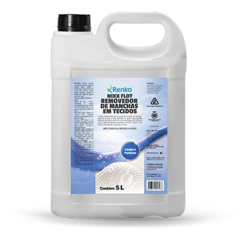 Kit 2 Nixx Flot Removedor De Manchas Em Tecido 5 Litro Renko