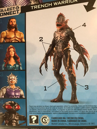 Aquaman Complete Wave Dc Multiverse Mera Black Manta Orm Dc (Usado)