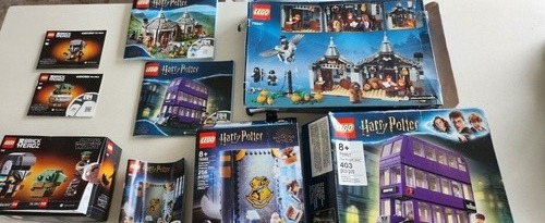 Cajas Vacías Y Manuales Originales Lego. Harry Potter 