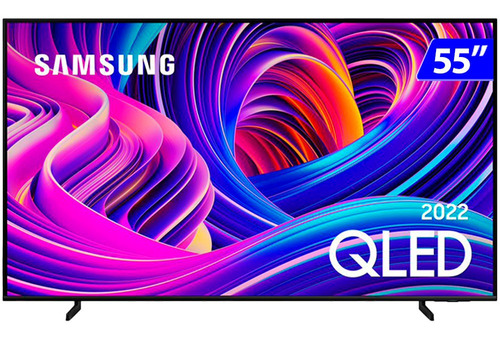 Imagem 1 de 10 de Smart Tv Samsung Qled 55 Pol Wi-fi Tizen Qn55q60bagxzd