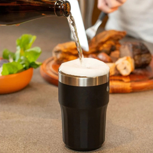 Kit Com 20 Copo Térmico Inox Beer Tumbler Happy Hour 384ml