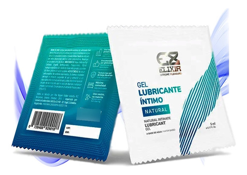 Gel Lubricante Intimo Natural Elixir X5 Sachet