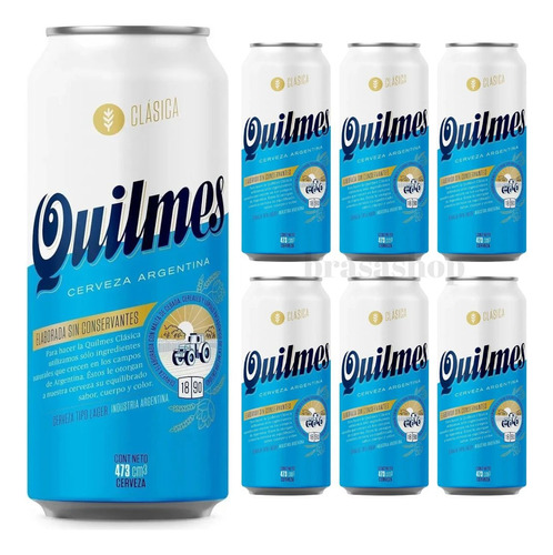 Cerveja Quilmes Argentina 6 Unidades A Pronta