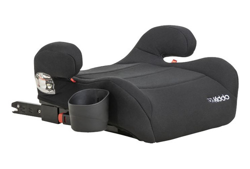 Assento Para Auto Booster Com Isofit Kika + Preto - Kiddo