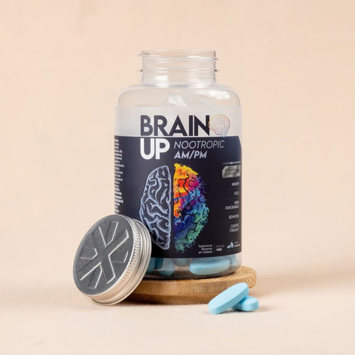 Brain Up Am/pm Nootrópico Coq10 Sem Cafeína True Source