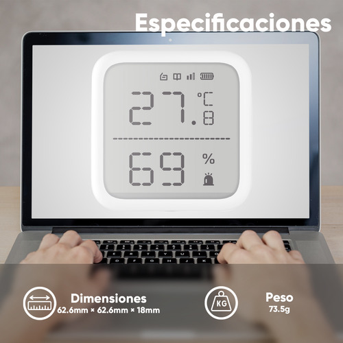 Detector De Temperatura Y Humedad Inalambrico Ax Pro