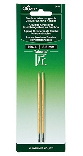 Aguja Circular Intercambiable Clover Takumi Bamboo  - 4