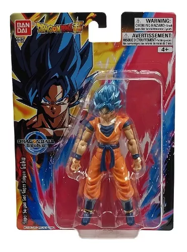 Boneco Goku Super Sayadin Blue Dragon Ball Super Bandai - Fun