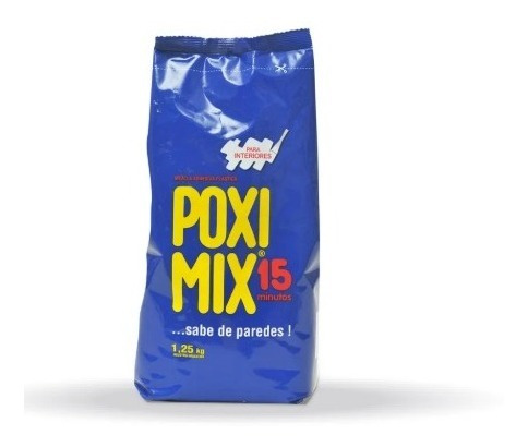 Imagen 1 de 6 de Poximix Mezcla Adhesiva 1,25kg Base Yeso Interior