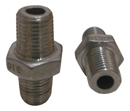 Entrerosca 1/4 Pulgada Acero Inoxidable 316