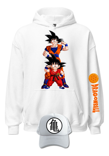 Buzo Dragon Ball Of Goku  Capot Hoddie Obsequi Gorra 