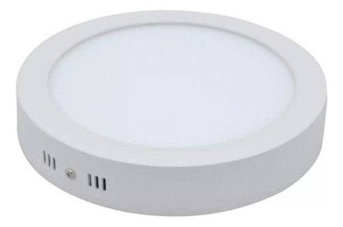 Plafón Led Etheos 18w Plástico Blanco Frio O Calido Estructura Luz Cálida