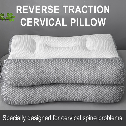 Almofada De Tração Reversa Para Proteção Cervical E Ajuda Pa