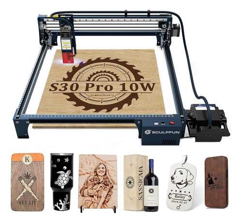 Sculpfun S30 Pro Kit Grabador Láser Alta Precisión De 10w