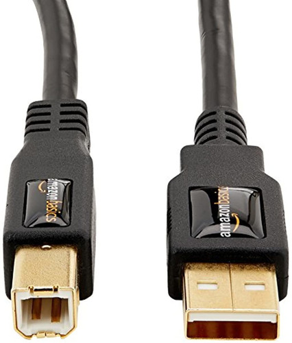 Amazon Basics Usb 2.0 Printer Cable - A-male To B-male Cord 