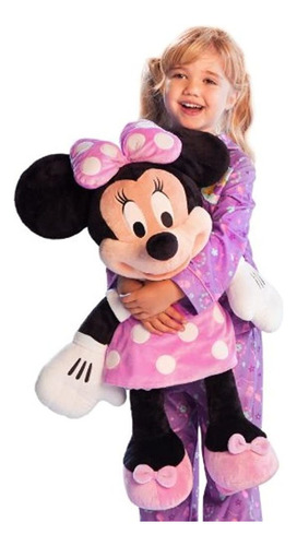 Disney Store Large / Jumbo 27 Minnie Mouse Peluche De Pel