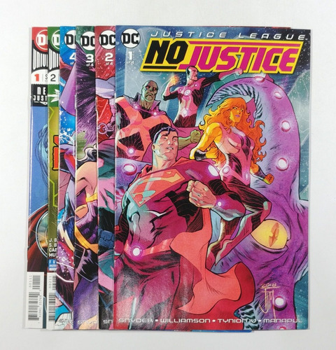 Justice League: No Justice - Completo 4 Números + 2 Tie Ins 